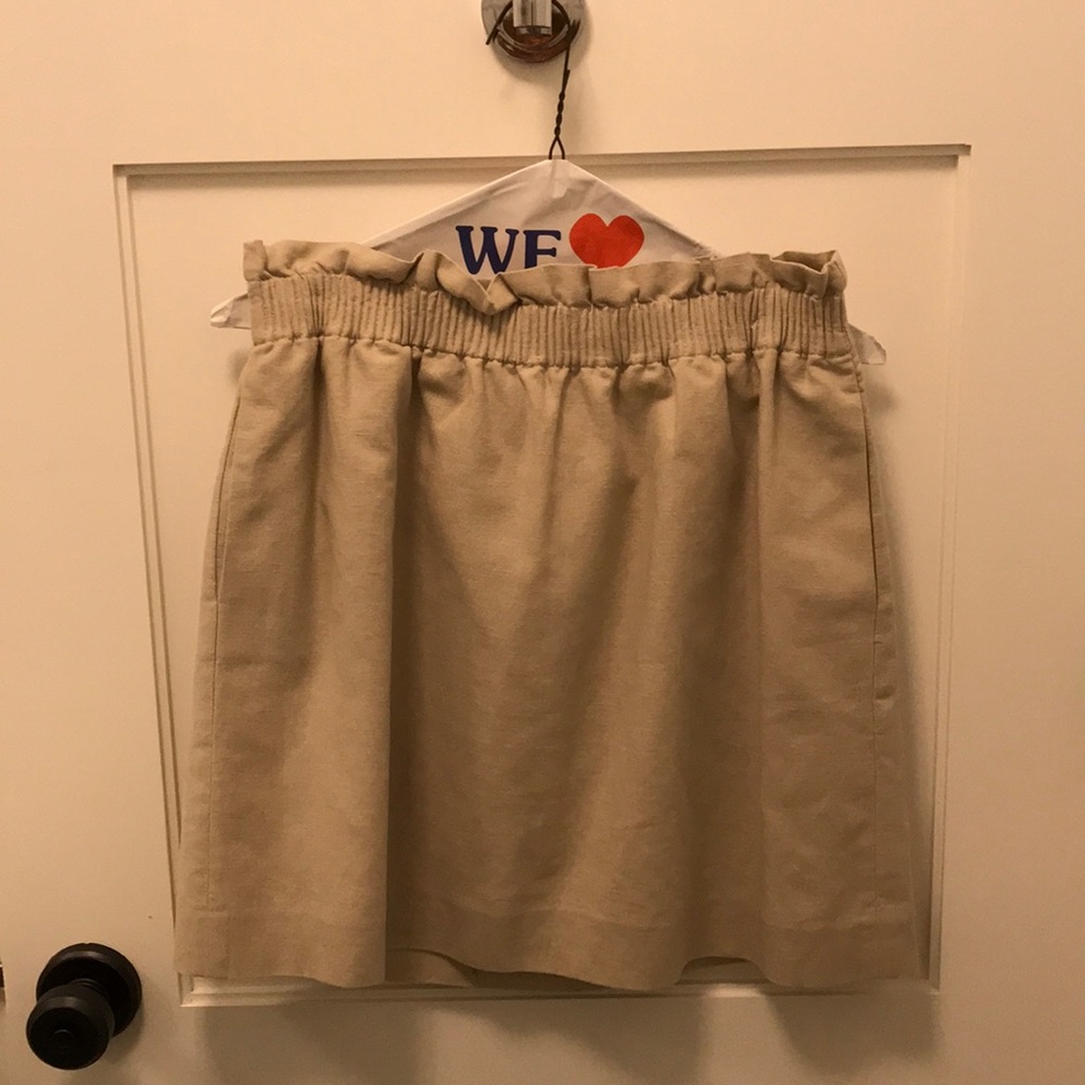 J. Crew linen skirt